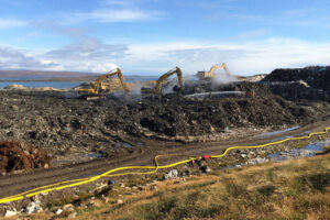 Municipal Landfill Fire